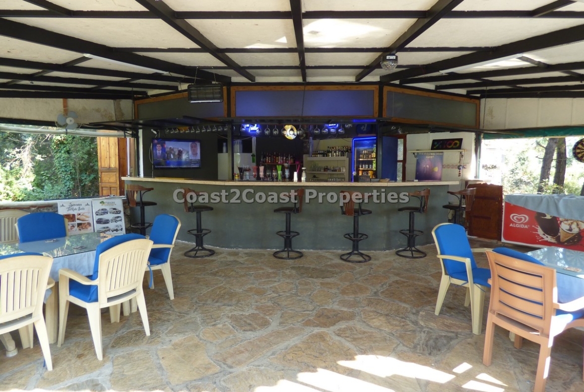 Show room apartment Ovacik bar area